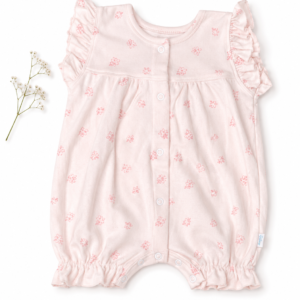 Frock Romper S (0-3m) -Blush Floral Springs