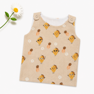 2 Layer Shoulder Button Reversible Jabla (3-6m) -12
