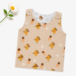 2 Layer Shoulder Button Reversible Jabla (3-6m) -09