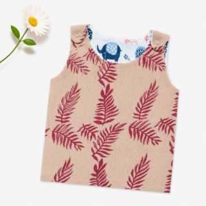 2 Layer Shoulder Button Reversible Jabla (3-6m) -08