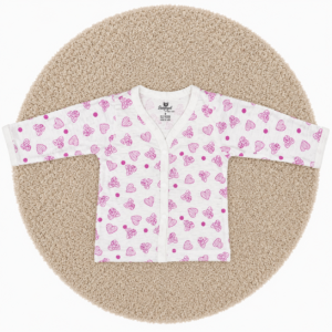 Full Sleeve Jabla 0-3 - Pink Heart