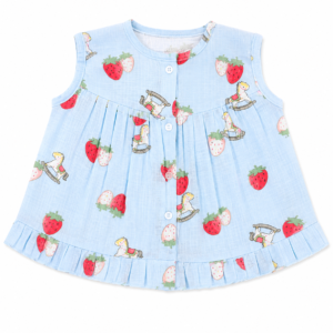 Muslin Frill Frocks XS, 0-3m -11