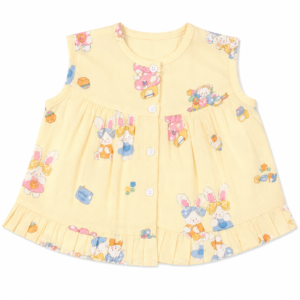 Muslin Frill Frocks S, 3-6m -09