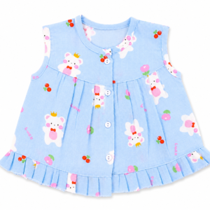 Muslin Frill Frocks XS, 0-3m -05