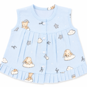 Muslin Frill Frocks XS, 0-3m -04