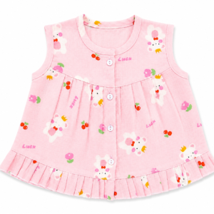 Muslin Frill Frocks S, 3-6m -10