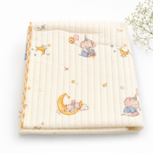2 Layer Ivory Muslin Blanket 85*85cm -02