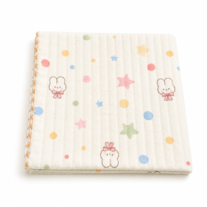 2 Layer Ivory Muslin Blanket 85*85cm -16
