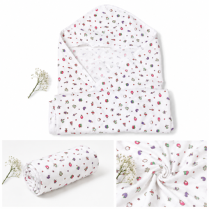 Muslin Hooded Towel Single Layer 75*75cm - Baby Toys