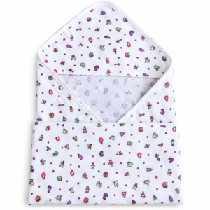 Muslin Hooded Towel Single Layer 75*75cm - Baby Toys