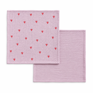 Muslin 2 layer Wash Clothes - Pack of 2 - 30*30cm - Mauve Lilac