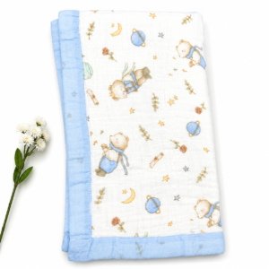 6 Layer Muslin Blanket- Bear