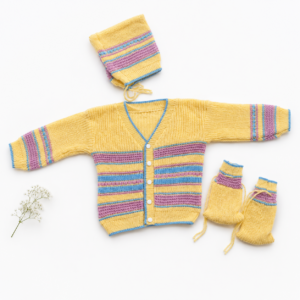 Kids Sweater 3-6m - Pastel Yellow