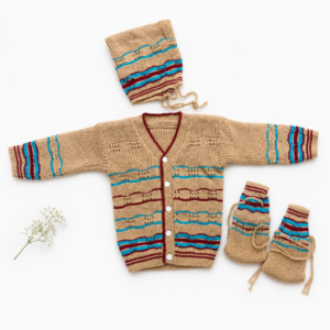 Kids Sweater 3-6m - Beige Brown